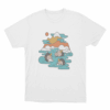 Monkey Hot Spring Unisex T Shirt White