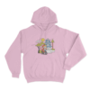 Out For A Ride Unisex Hoodie Pink